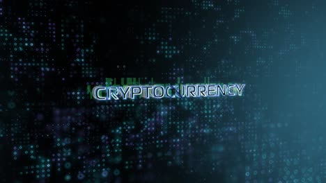 web 3 concetto di testo rivelare l'animazione con tecnologia astratta digitale sfondo rendering 3d per blockchain, metaverse, criptovaluta