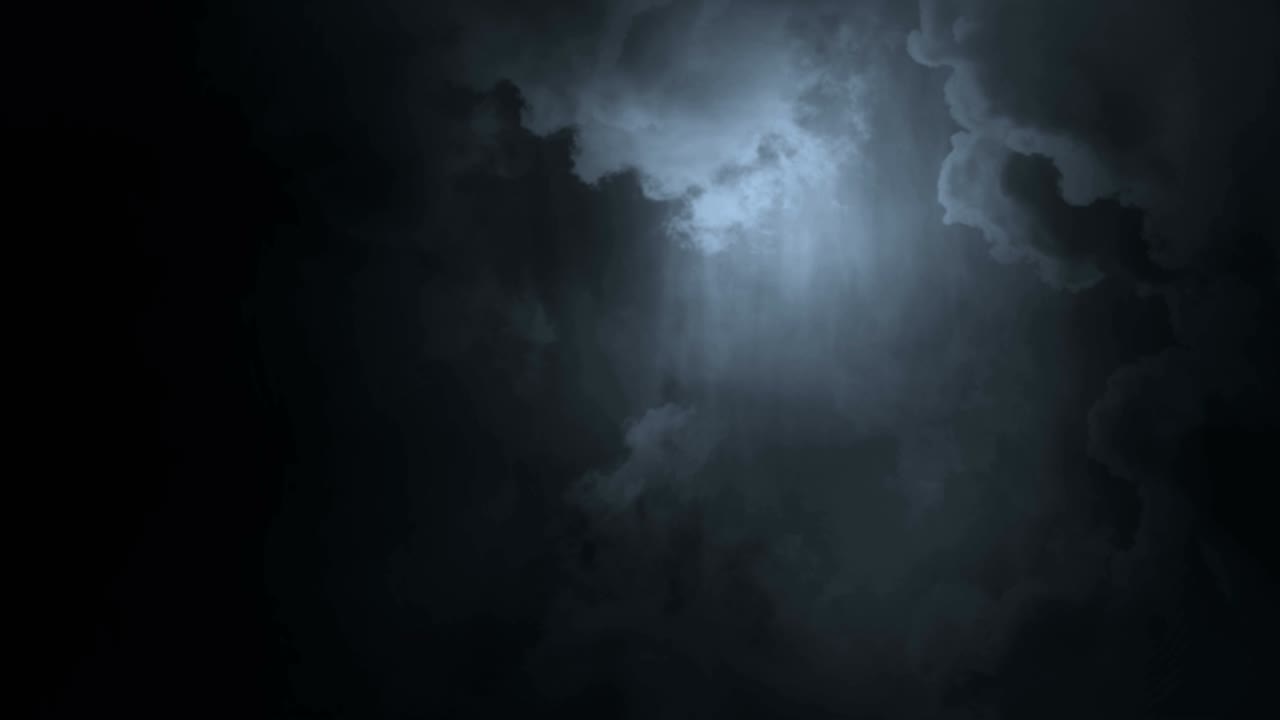 Sfondo in loop con tempesta di fulmini.