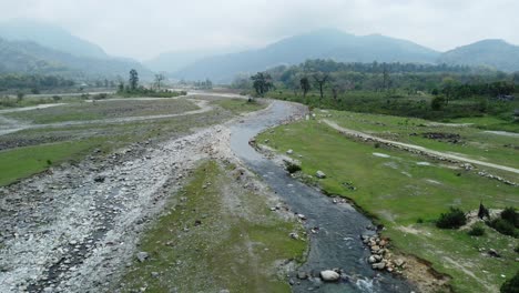 natural beauty of india and bhutan border or highland