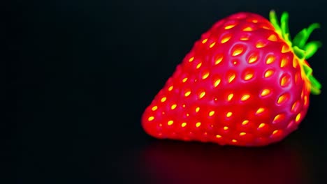 glowing strawberry