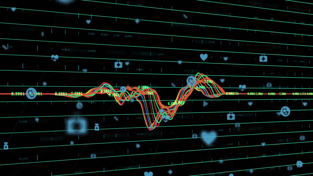 검은 바탕에 대한 금융 데이터 처리