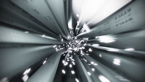 los cables, los cables, el signo del dólar, el vuelo a través de los datos, internet, el circuito de energía, la fibra 4k.
