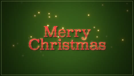 Merry-Christmas-text-on-green-background