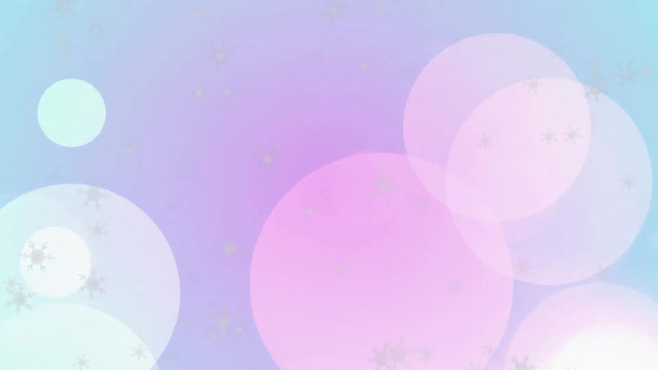 겨울 풍경의 애니메이션