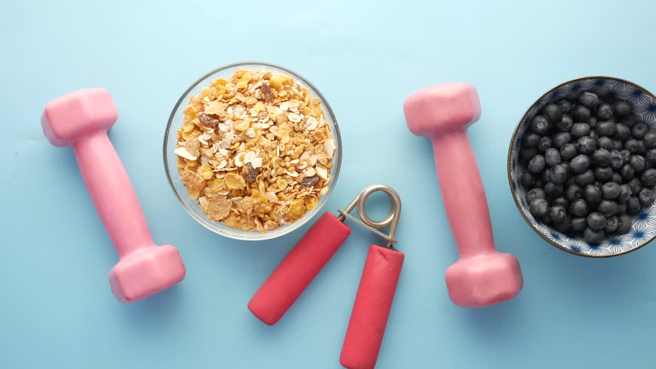 Healthy Breakfast and Fitness Routine