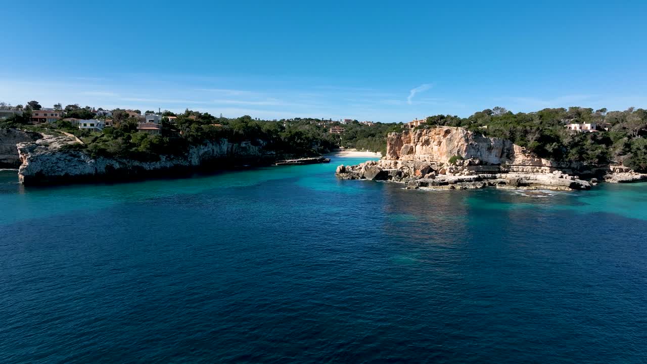 Volando verso la spiaggia di Maiorca