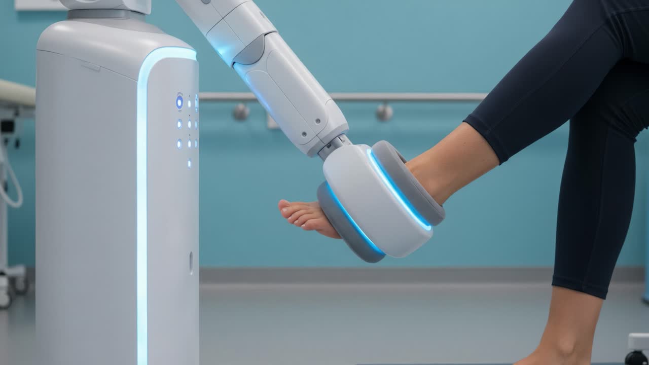Advanced Robotic Assistance in Healthcare: A Cutting-Edge Robotic Device Interacting with Patient's Foot for Enhanced Mobility and Rehabilitation