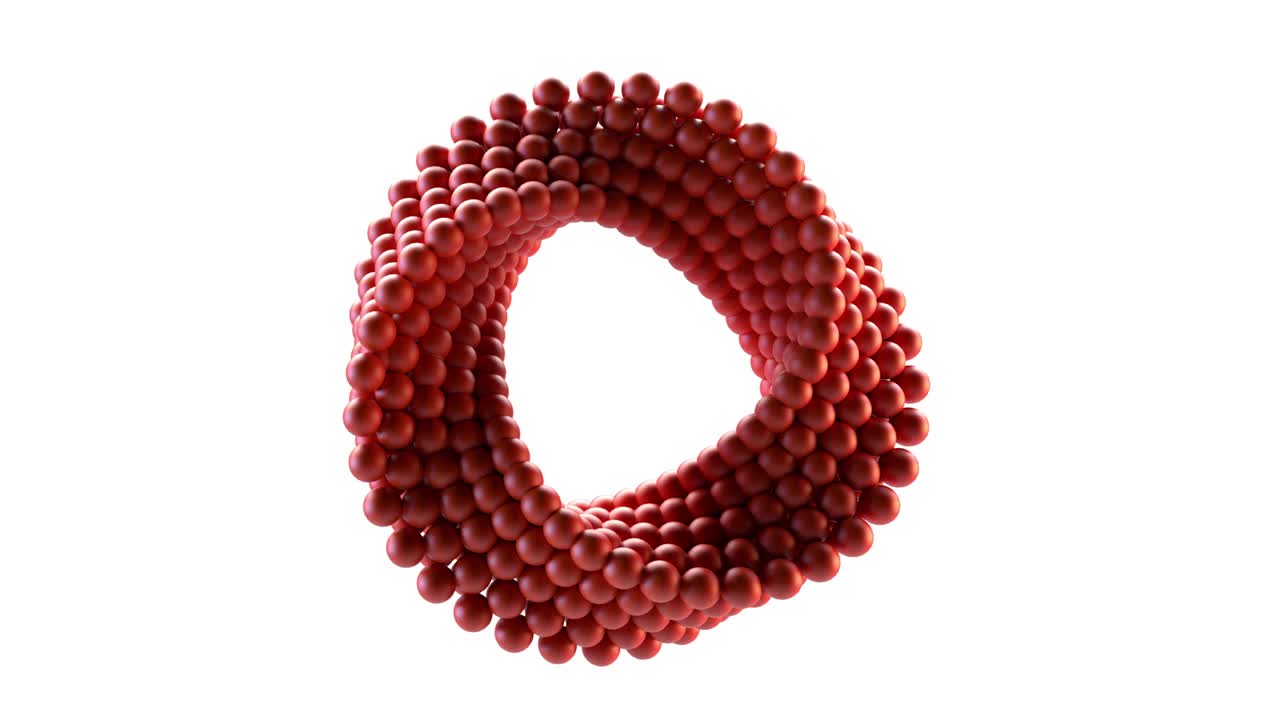 bolas interminables contra un fondo blanco