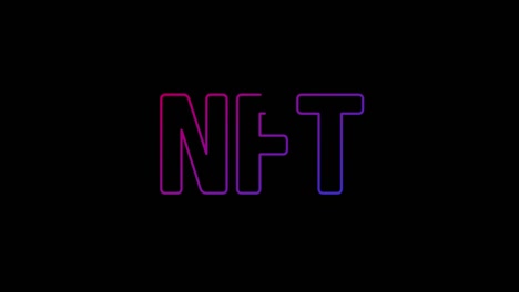 nft non-fungible token symbol loop concept