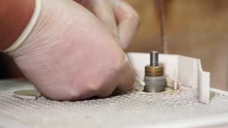 proceso de corte y fabricación de vidrio