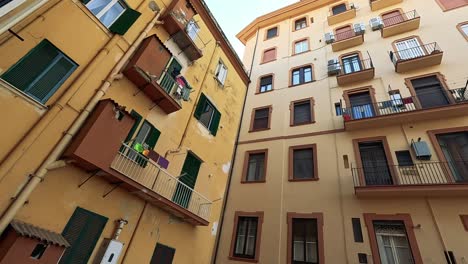 view of residential building with balconies