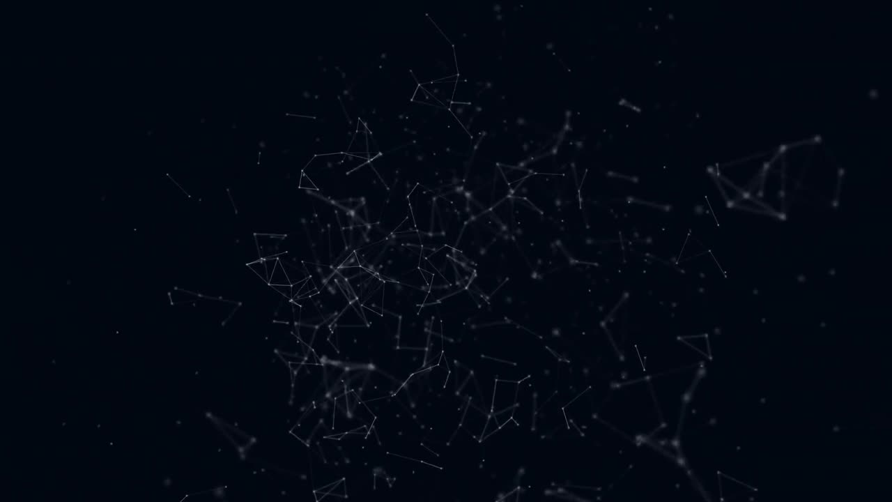 poligonal con puntos y líneas de conexión