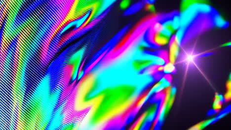 vibrant abstract wavy light spectrum