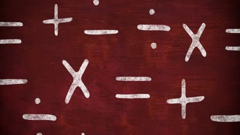 animación del edificio de la escuela feliz sobre las canciones de matemáticas