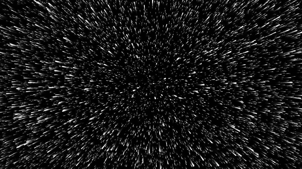 partículas blancas rápidas fondo animado