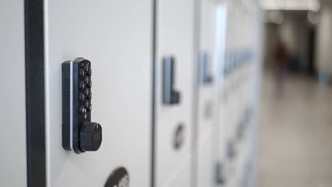 lockers with combination lock