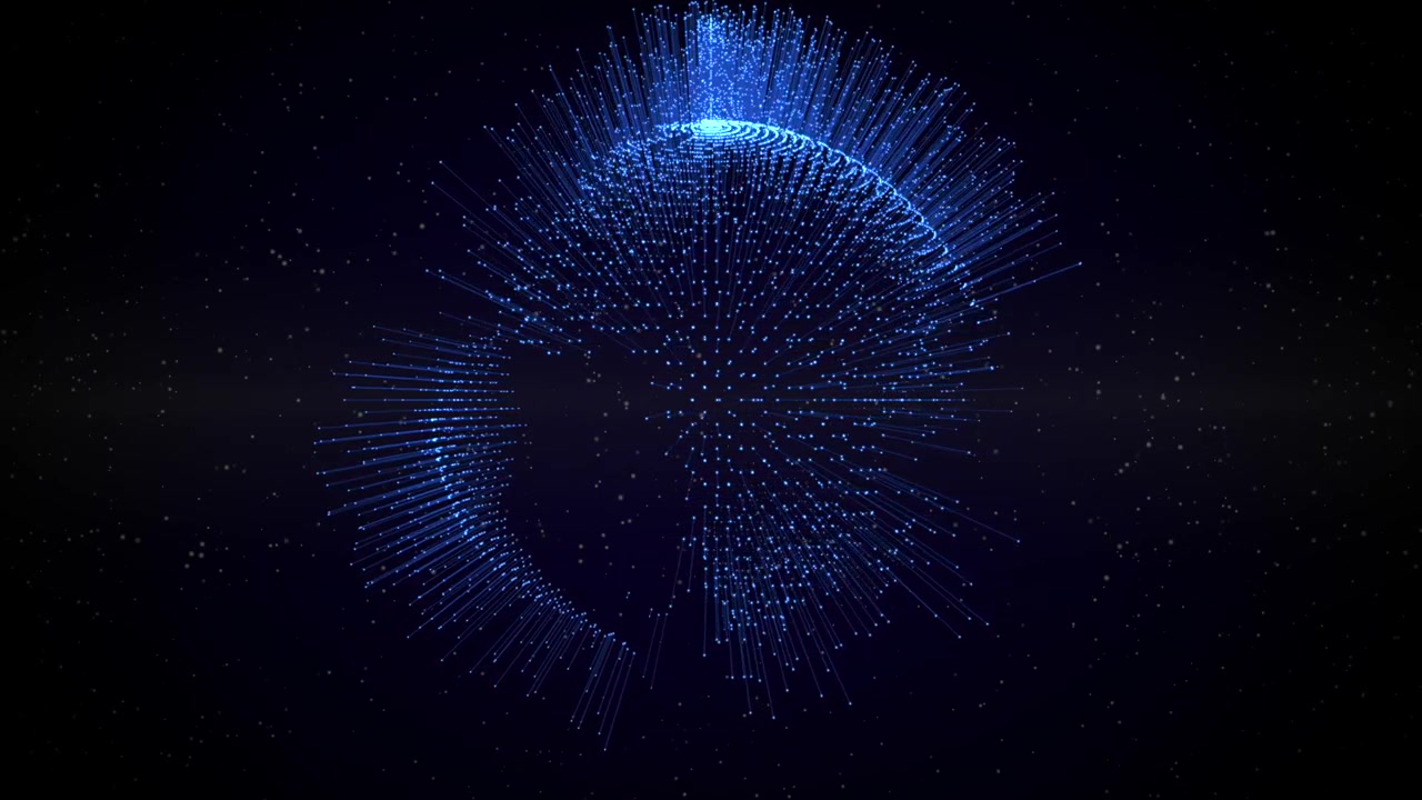 Looped digital earth globe representing a global network concept