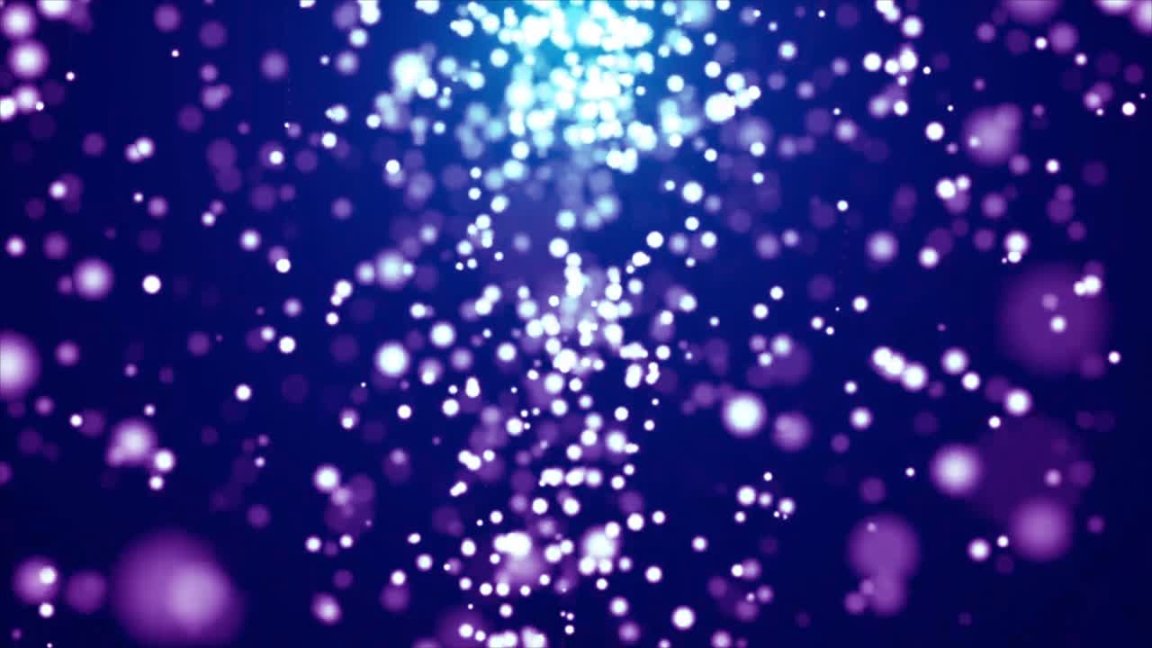Motion graphic: Dust particles. Abstract particle background.