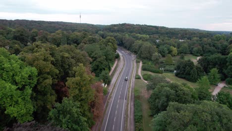 Following-a-Car-on-a-Road-from-the-Air