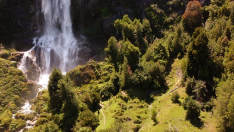 nature, incredible waterfall in patagonia motivates you to visit it