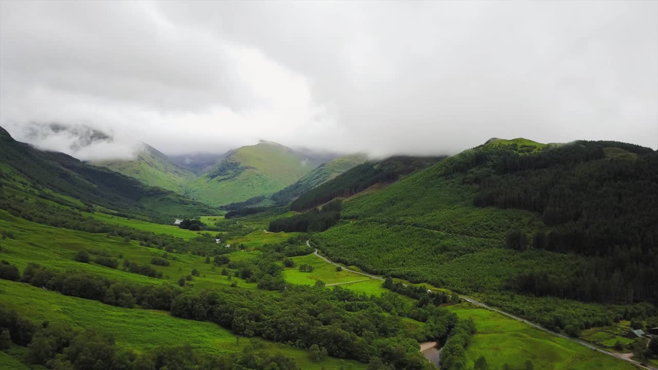 View of Ben Nevis from above - DJI Mavic Pro areal video
