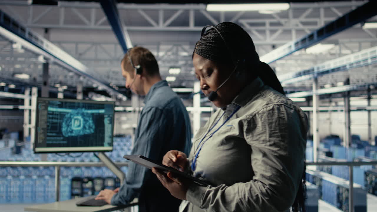 Data Center Colleagues Using Artificial Intelligence To Help Customers