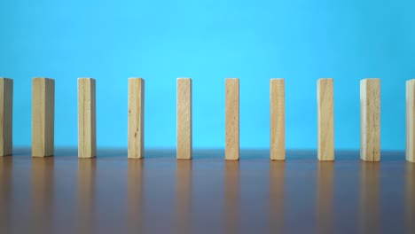 video de bucle de caídas de dominó y invertido