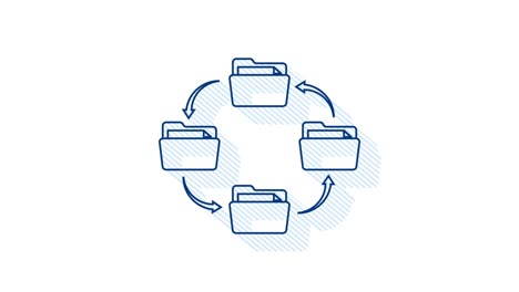 icono de sombra con intercambio de archivos. icono de almacenamiento en la nube. almacenamiento de datos. gráfico de movimiento