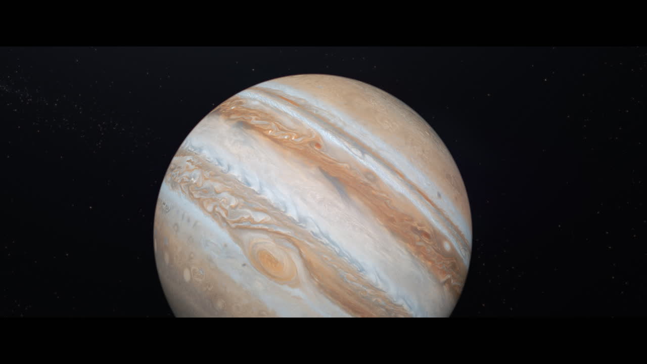 Jupiter planet viewed from space