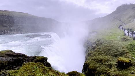 iceland - golden circle - uncover the secrets of iceland's iconic gullfoss waterfall through this captivating footage