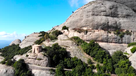 Aerial:-Montserrat-mountain-range-from-the-air