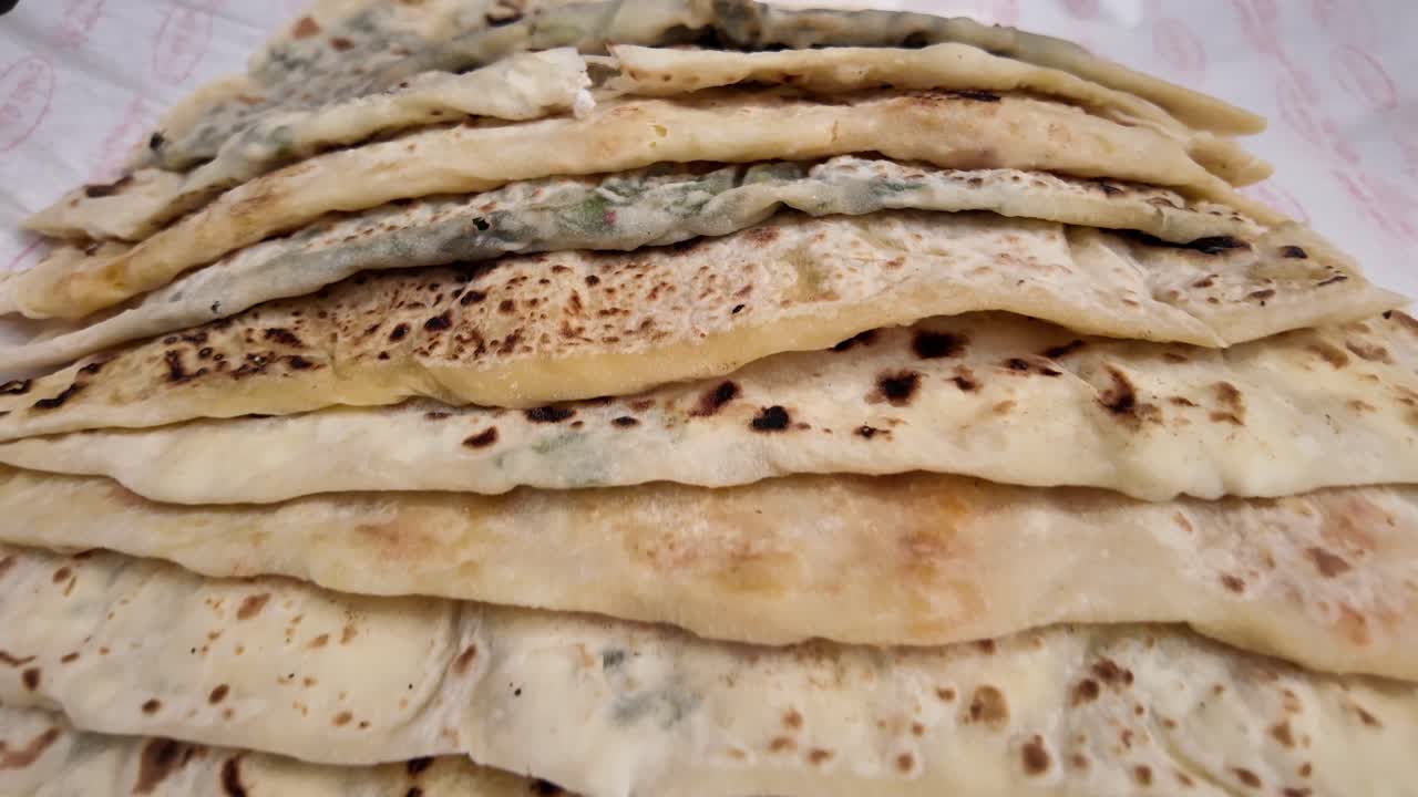 Stack of Gozleme