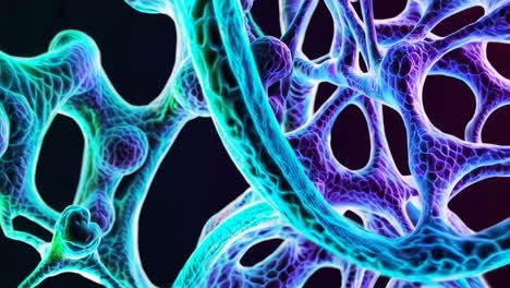 abstract microscopic structures