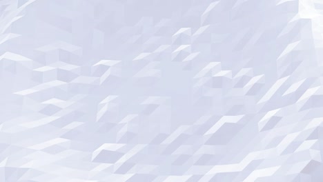 estilo creativo abstracto bajo fondo poli en 4k. ondas abstractas se mueven en superficie brillante en bucle. animación suave y sin costuras. simple geometría minimalista bg. blanco