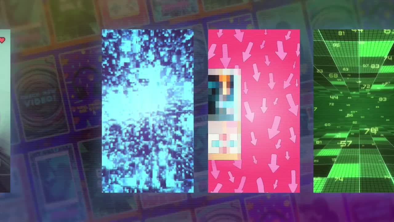 8 Bit Old Game Social Media Stories