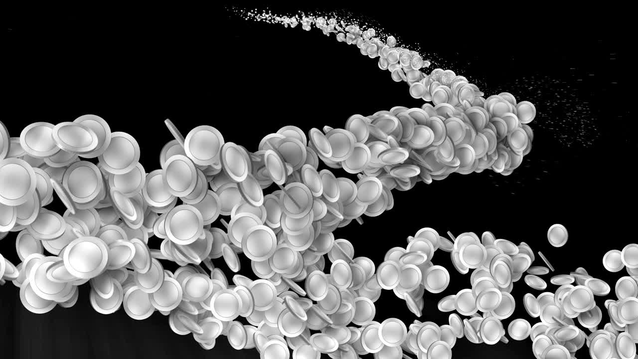 은 동전 입자, cg 애니메이션