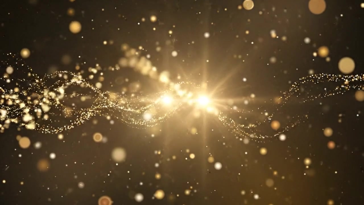 Effetto bokeh astratto di luce dorata