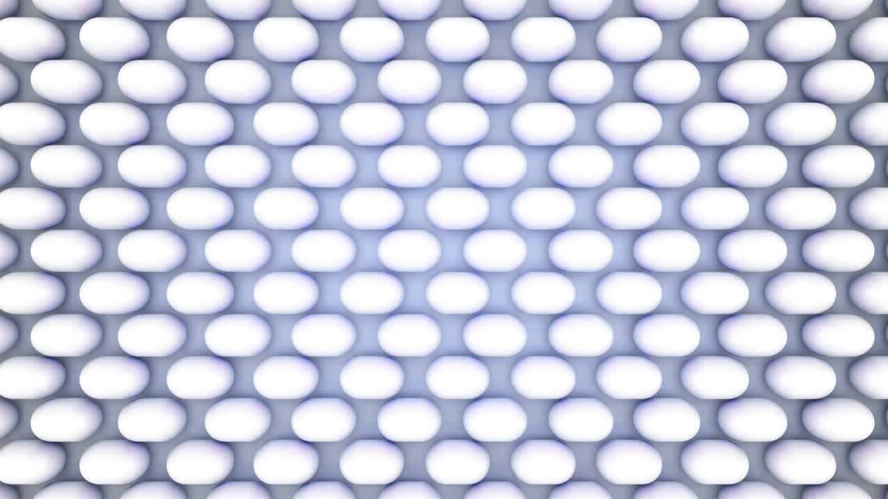 esferas caprichosas que se arrastran en círculo sobre un fondo de gradiente.