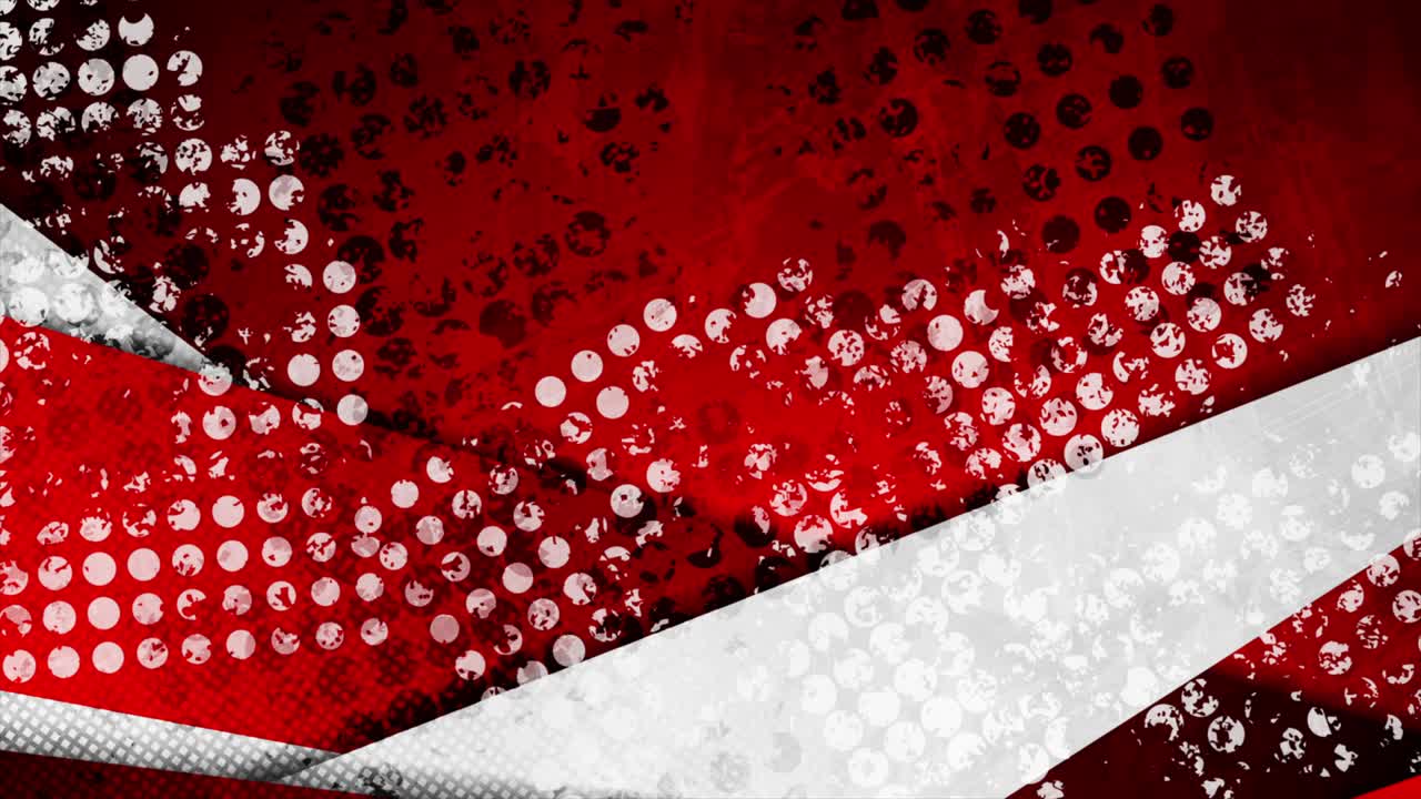 그런지 레드 테크 기하학적 추상 운동 배경