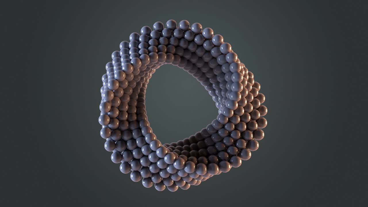 bolas interminables frente al gris oscuro