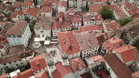 kotor's allure in drone frames—ancient walls, adriatic sparkle, unesco grace