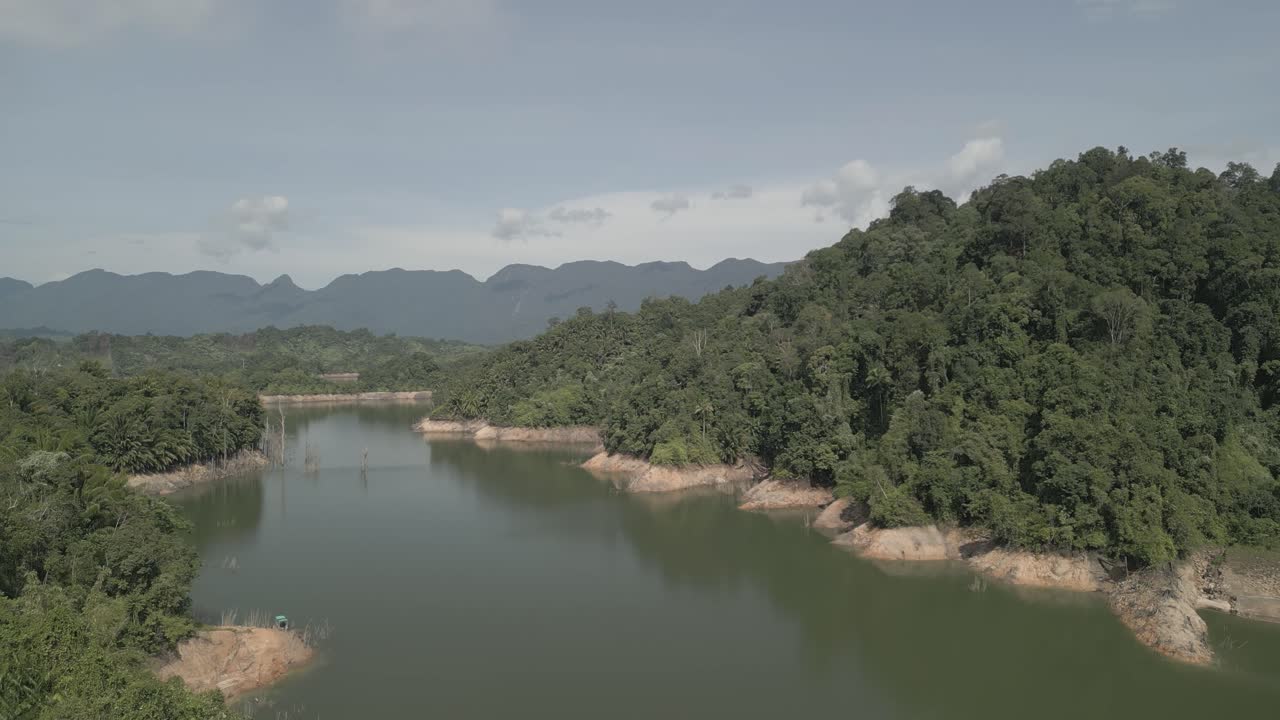 Bengoh Dam,Sarawak-Kalimantan borders,with a scenic boat ride to Bengoh Dam by Susung Waterfall and other cascading wonders, drawing local resemblance to the junglesof "Jurassic World."