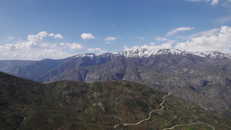 panorama del paisaje montañoso