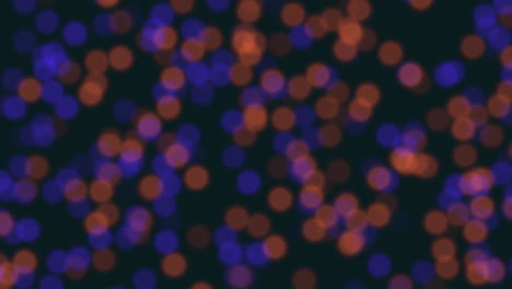 brillos de arco iris y bokeh en el espacio oscuro