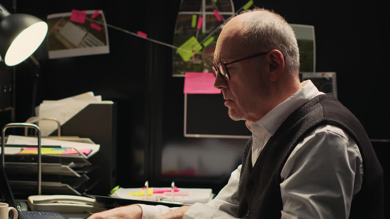 uomo che lavora a una scrivania