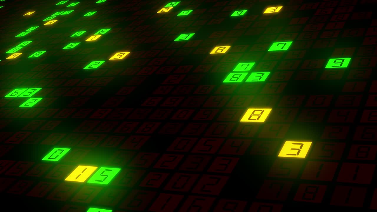 이진 코드와 함께 추상적인 배경