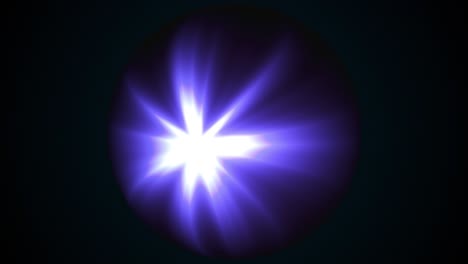 3d rendering, abstract neon background. sphere illuminated by bright flashes of point light at different angles, computer generated