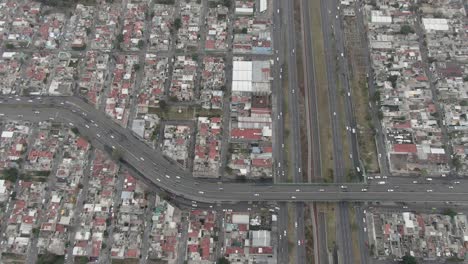 aerial view, central avenue, metropolitan area mexico city