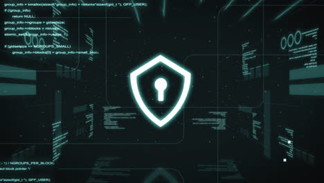 interfaz del escudo de ciberseguridad
