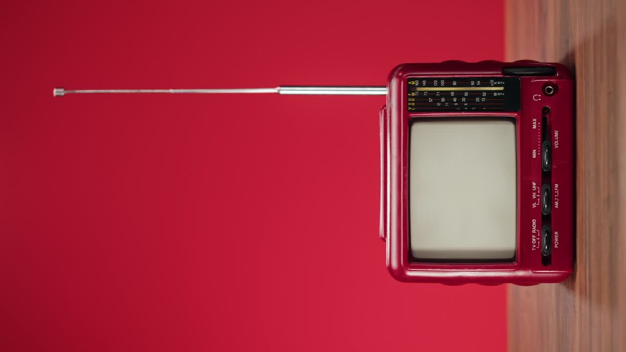 Vintage Portable Television and Radio